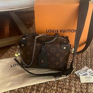 Louis Vuitton Petite Malle Souple Monogram Canvas